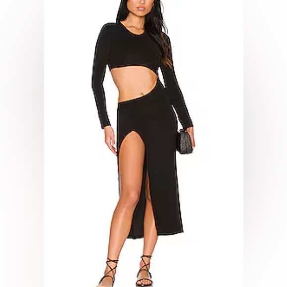 Frankie's Bikinis Dresses & Skirts - Frankie’s Bikinis Carolina Asymmetrical Cutout Dress